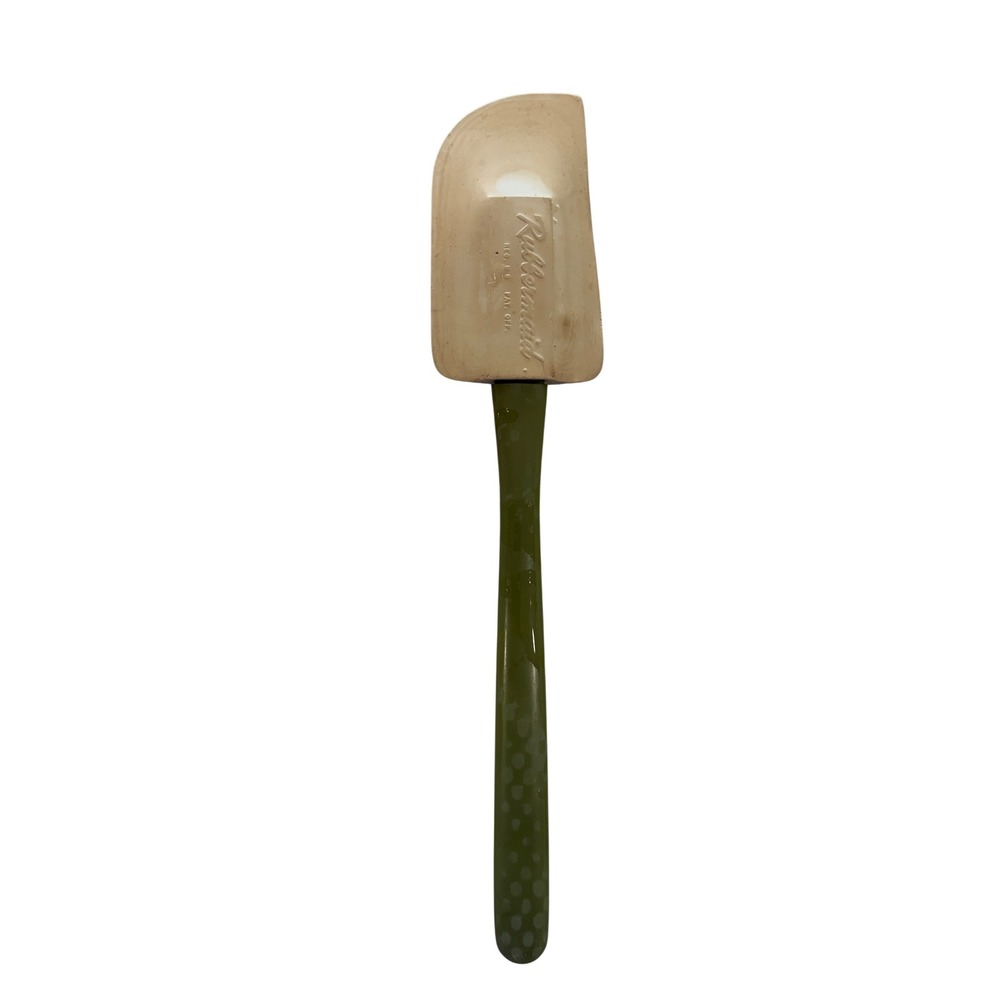 Vintage Rubbermaid Scraper Avocado Green Handle 9.5 Inch USA Retro MCM 70's